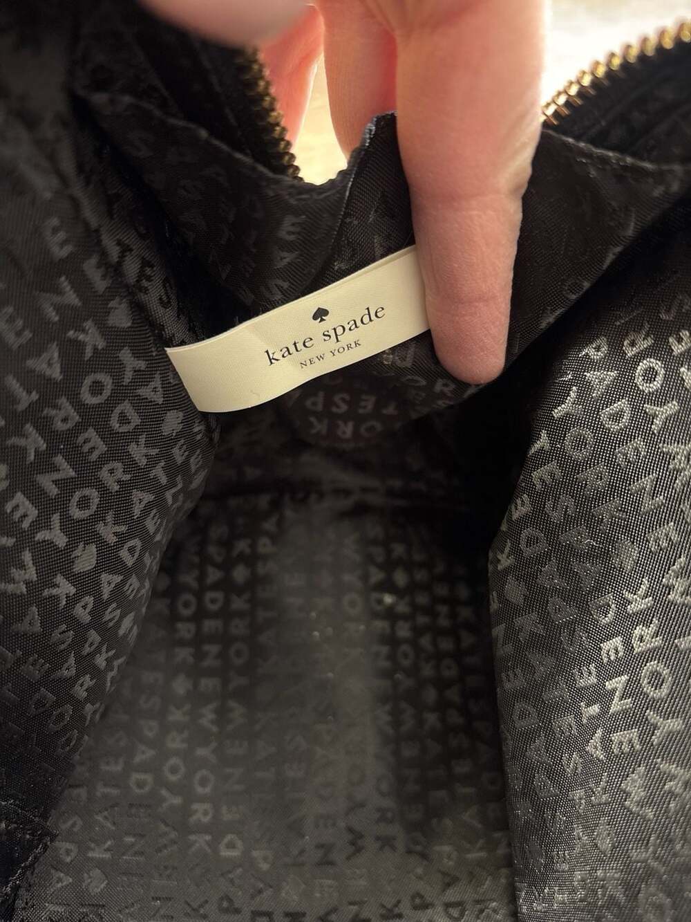Kate Spade Grey Street Dominique Black Pebbled Leather Satchel Bag - Picture 9 of 9